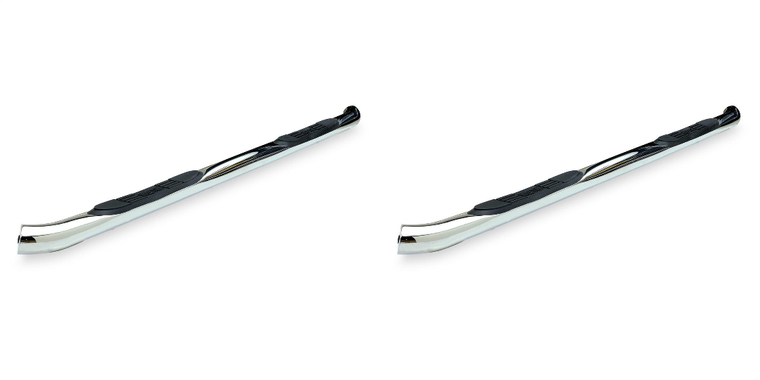 2x Upgrade your Chevy or GMC | 3 Inch Round Nerf Bars | Polished Stainless Steel