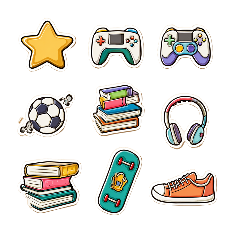Playful Sticker Elements Vinyl Car Decal Sticker – Waterproof & UV-Resistant 6.826666666666667"