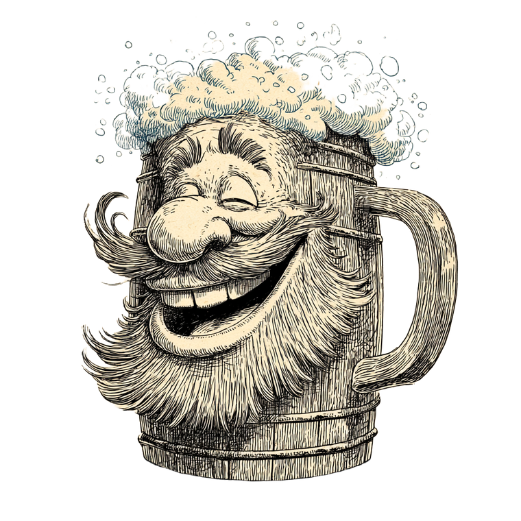 Frosty Beer Mug V5 Vinyl Car Decal Sticker – Waterproof & UV-Resistant 3.4133333333333336"