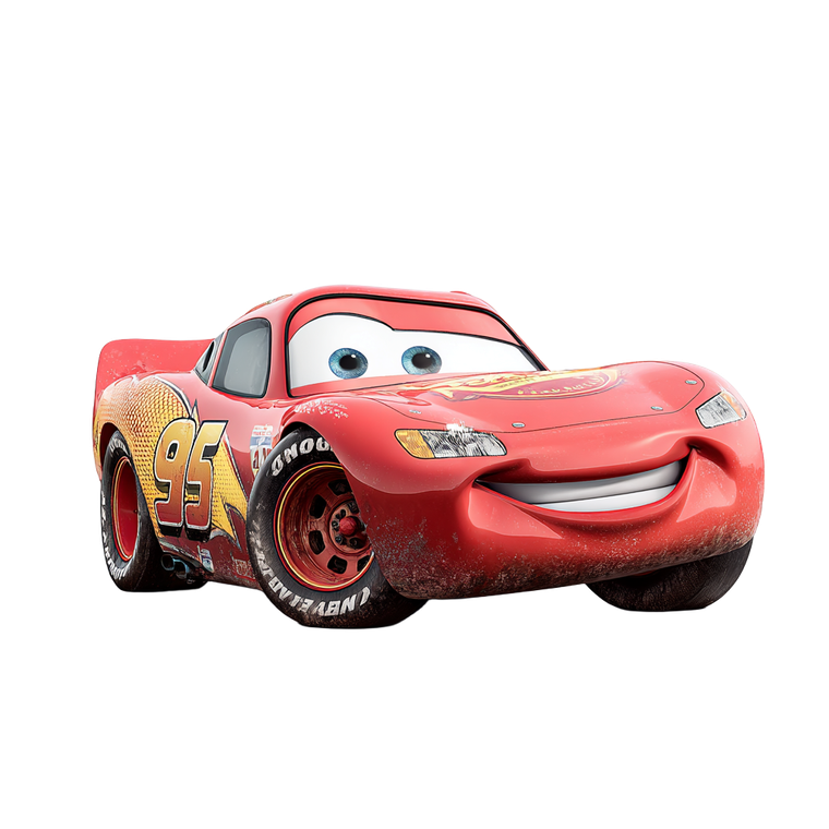 Cute Cartoon Mcqueen Vinyl Car Decal Sticker – Waterproof & UV-Resistant 3.4133333333333336"