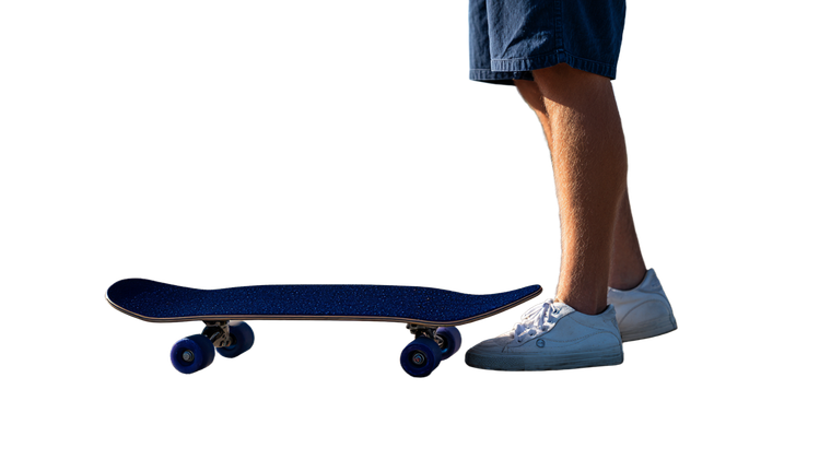 Skateboarder Resting Pose Vinyl Car Decal Sticker – Waterproof & UV-Resistant 2.72"