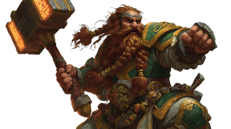 Fantasy Dwarf Warrior V26 Vinyl Car Decal Sticker – Waterproof & UV-Resistant 2.72"