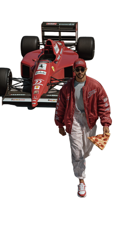 F1 Car And Model Vinyl Car Decal Sticker – Waterproof & UV-Resistant 9.706666666666667"