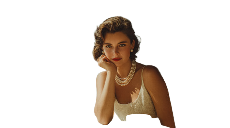 Woman At Café V6 Vinyl Car Decal Sticker – Waterproof & UV-Resistant 2.72"