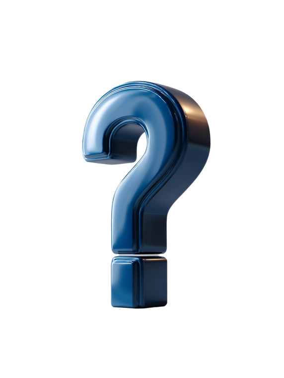 3D Plastic Question Mark Vinyl Car Decal Sticker – Waterproof & UV-Resistant 4.1066666666666665"