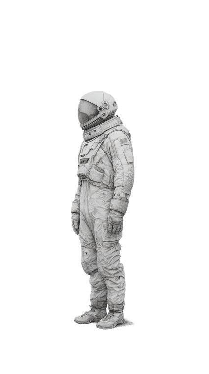 Astronaut At Portal Vinyl Car Decal Sticker – Waterproof & UV-Resistant 9.706666666666667"
