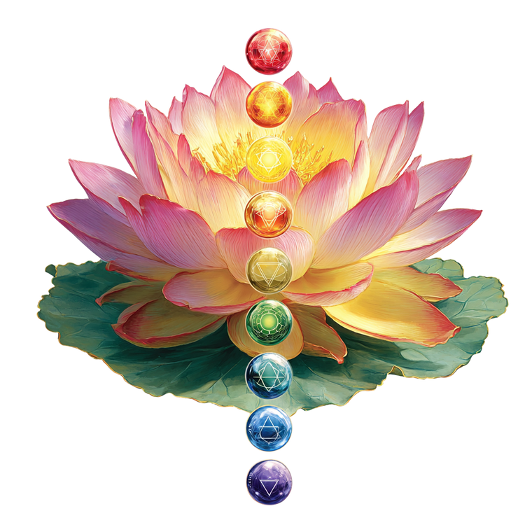 Lotus Flower Chakras Vinyl Car Decal Sticker – Waterproof & UV-Resistant 3.4133333333333336"