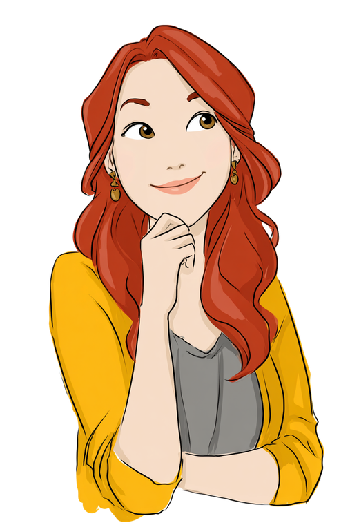 Red-Haired Therapist Vinyl Car Decal Sticker – Waterproof & UV-Resistant 4.4