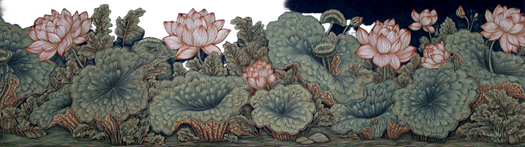 Tropical Leaves Lotus Vinyl Car Decal Sticker – Waterproof & UV-Resistant 3.8
