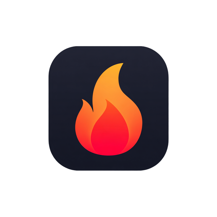 Chat Fire Icon Vinyl Car Decal Sticker – Waterproof & UV-Resistant 6.826666666666667"