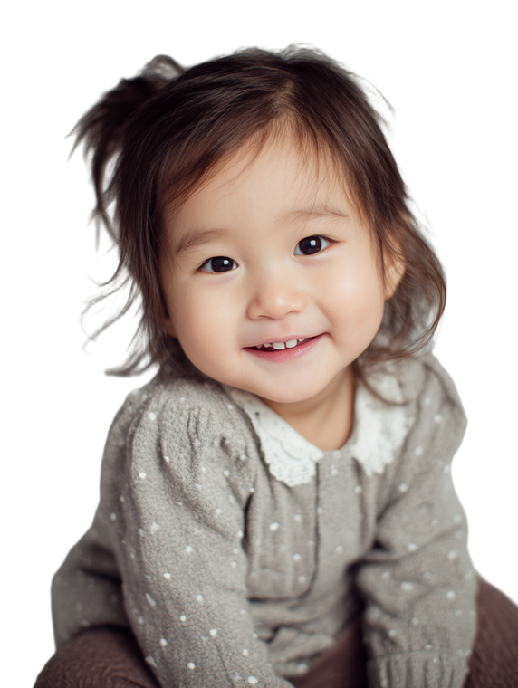 Smiling Korean Baby V2 Vinyl Car Decal Sticker – Waterproof & UV-Resistant 8.213333333333333"