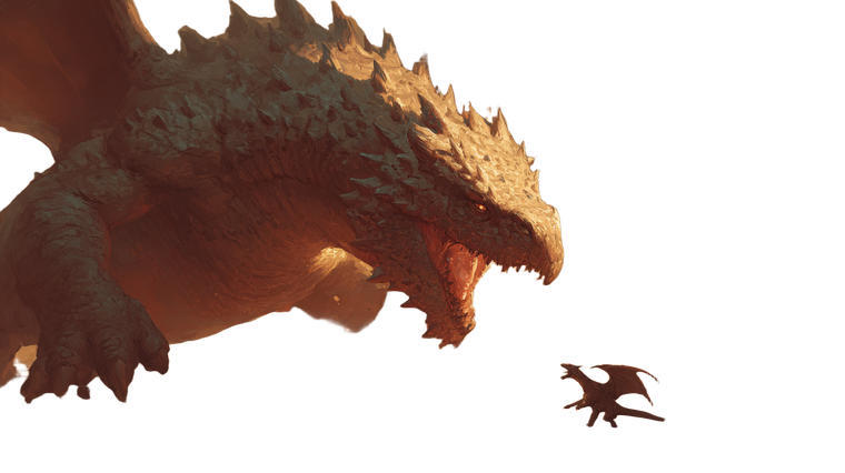 Tarrasque Vs Dragon Vinyl Car Decal Sticker – Waterproof & UV-Resistant 5.4