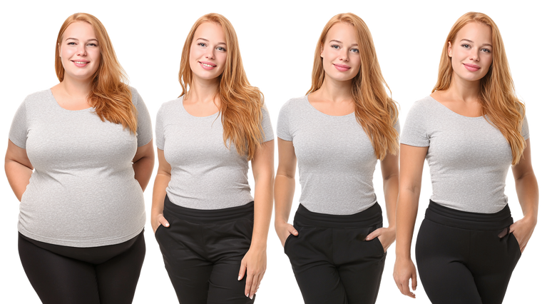 Weight Loss Transformation V5 Vinyl Car Decal Sticker – Waterproof & UV-Resistant 2.72"