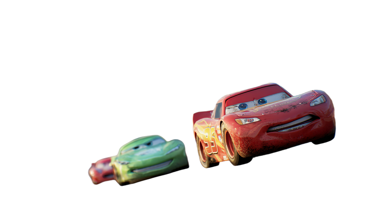 Cars Race Under Bridge Vinyl Car Decal Sticker – Waterproof & UV-Resistant 2.72"