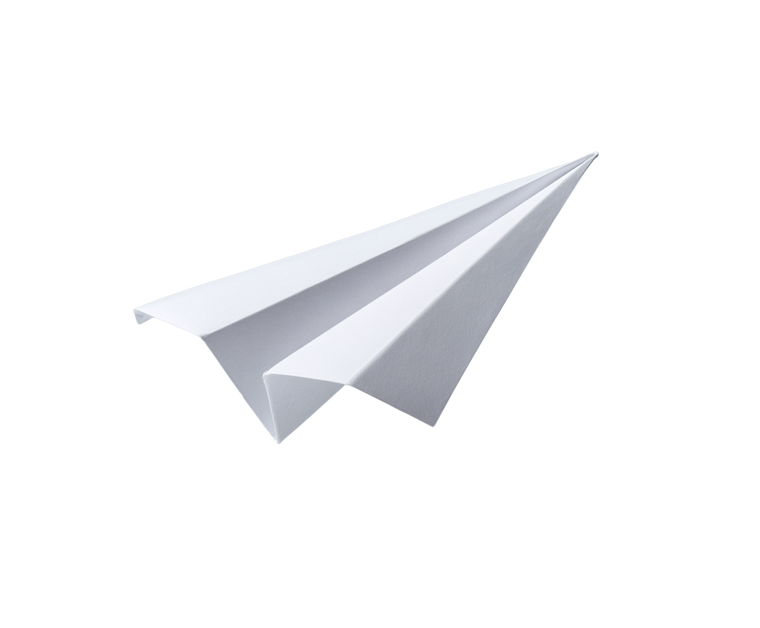 Floating Paper Plane V2 Vinyl Car Decal Sticker – Waterproof & UV-Resistant 6.613333333333333"