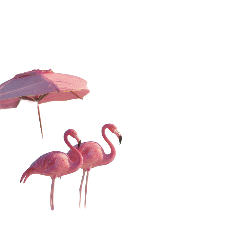 Pink Flamingos Beach V3 Vinyl Car Decal Sticker – Waterproof & UV-Resistant 6.826666666666667"