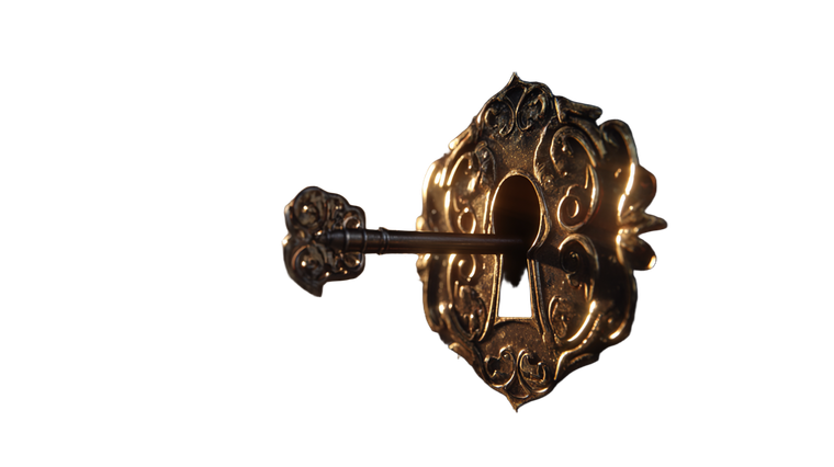 Antique Key And Box Vinyl Car Decal Sticker – Waterproof & UV-Resistant 5.4