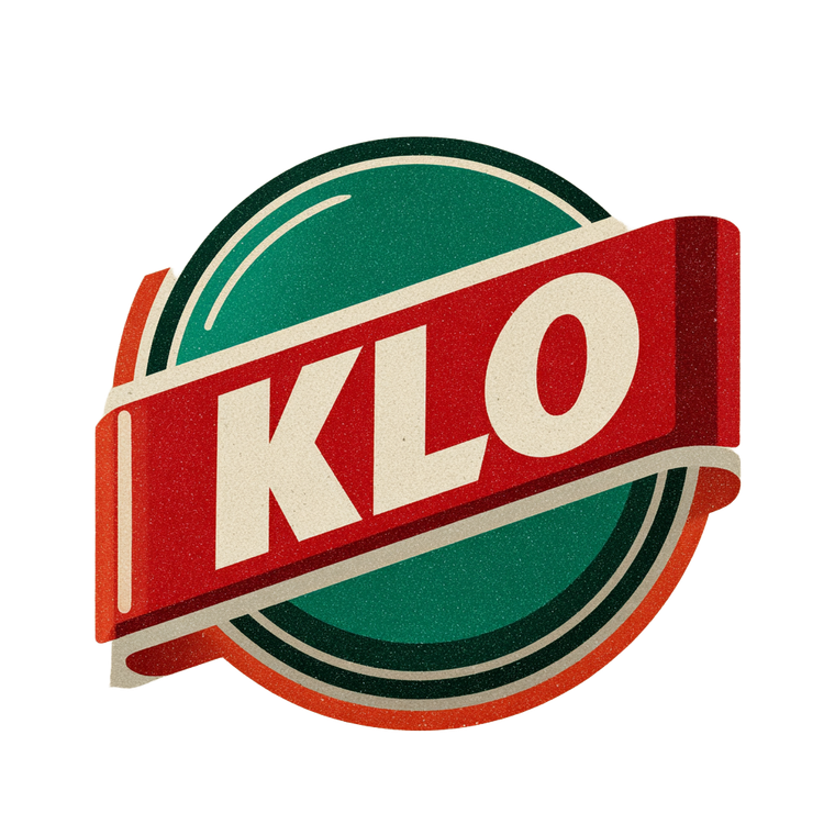 Vintage Klo Logo Vinyl Car Decal Sticker – Waterproof & UV-Resistant 6.826666666666667"