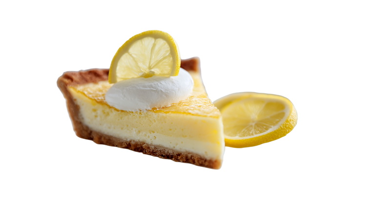 Lemon Pie Slice Vinyl Car Decal Sticker – Waterproof & UV-Resistant 5.4
