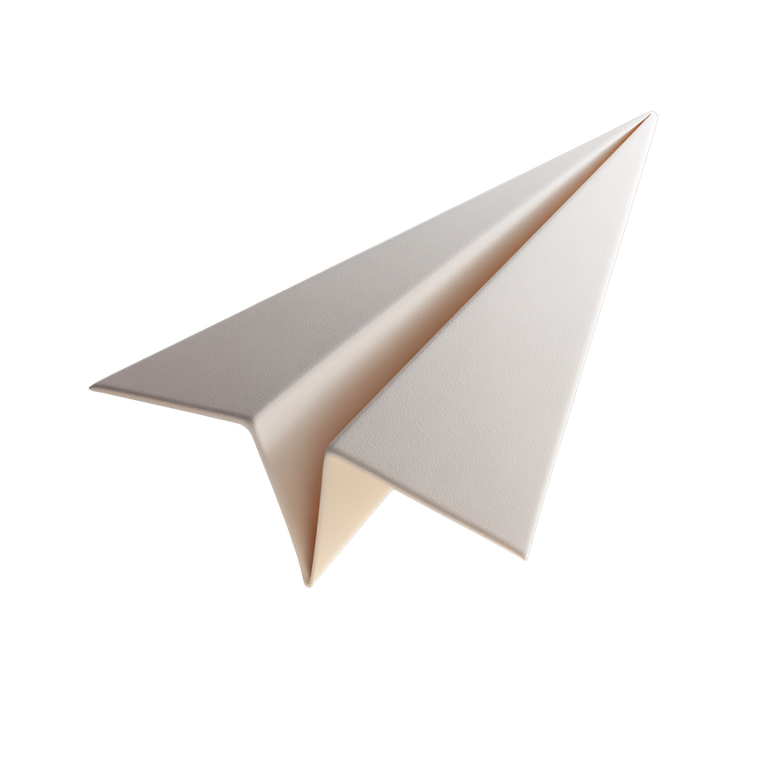 Stylized Paper Plane Vinyl Car Decal Sticker – Waterproof & UV-Resistant 6.826666666666667"