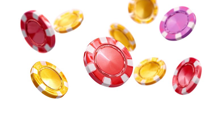 Floating Casino Chips V4 Vinyl Car Decal Sticker – Waterproof & UV-Resistant 5.4