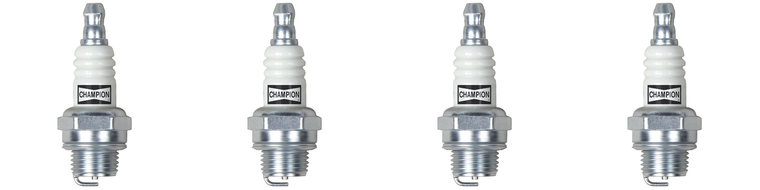 4x Champion CJ8 Spark Plugs for Echo & Tanaka Engines | Pack of 4 | Nickel Copper Alloy Center Electrode | Superior Performance