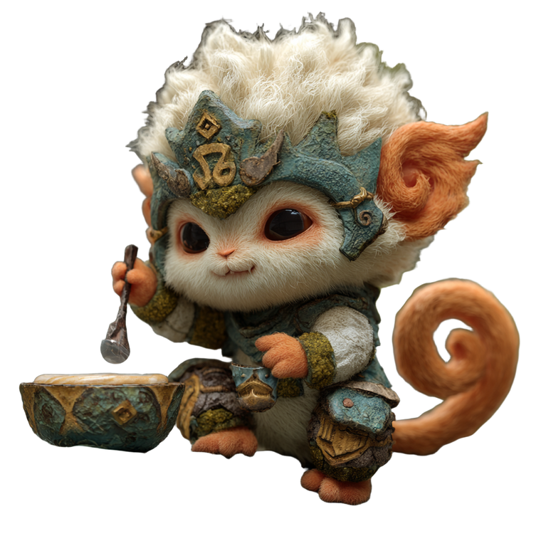Mythical Chibi Creature Vinyl Car Decal Sticker – Waterproof & UV-Resistant 3.4133333333333336"