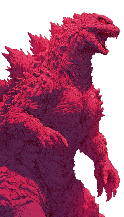 Shin Godzilla Poster Vinyl Car Decal Sticker – Waterproof & UV-Resistant 4.8533333333333335"
