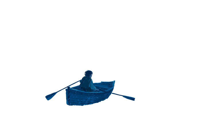 Frodo In Boat Vinyl Car Decal Sticker – Waterproof & UV-Resistant 5.4