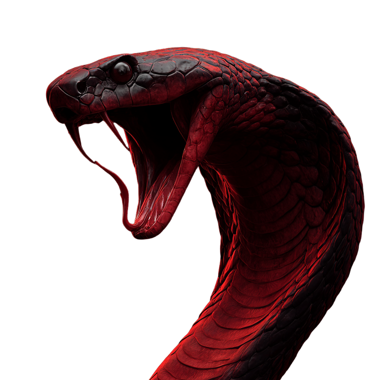 Angry Mamba Snake Vinyl Car Decal Sticker – Waterproof & UV-Resistant 6.826666666666667"