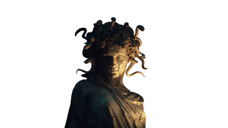 Medusa Statue V8 Vinyl Car Decal Sticker – Waterproof & UV-Resistant 5.4