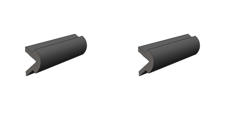 2x USA-Made Boat Rub Rail Insert | Soft PVC for Impact Absorption | Black Vinyl | Easy Install