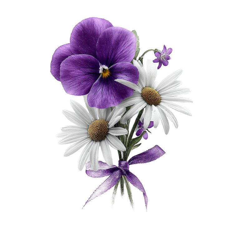 Flower Bouquet V11 Vinyl Car Decal Sticker – Waterproof & UV-Resistant 3.4133333333333336"