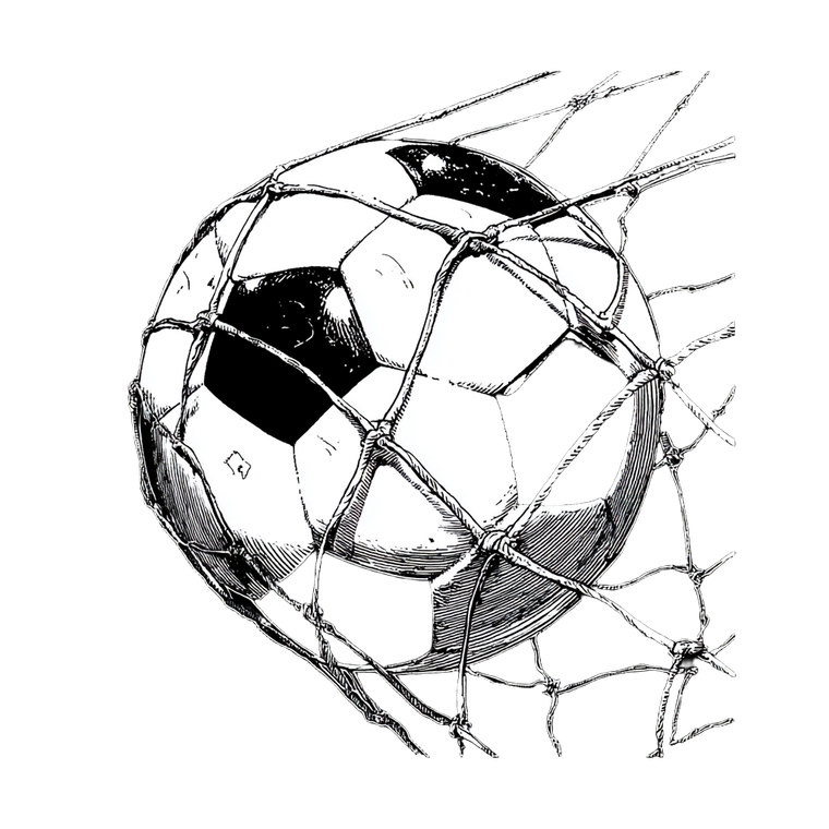 Soccer Ball Net Vinyl Car Decal Sticker – Waterproof & UV-Resistant 6.826666666666667"