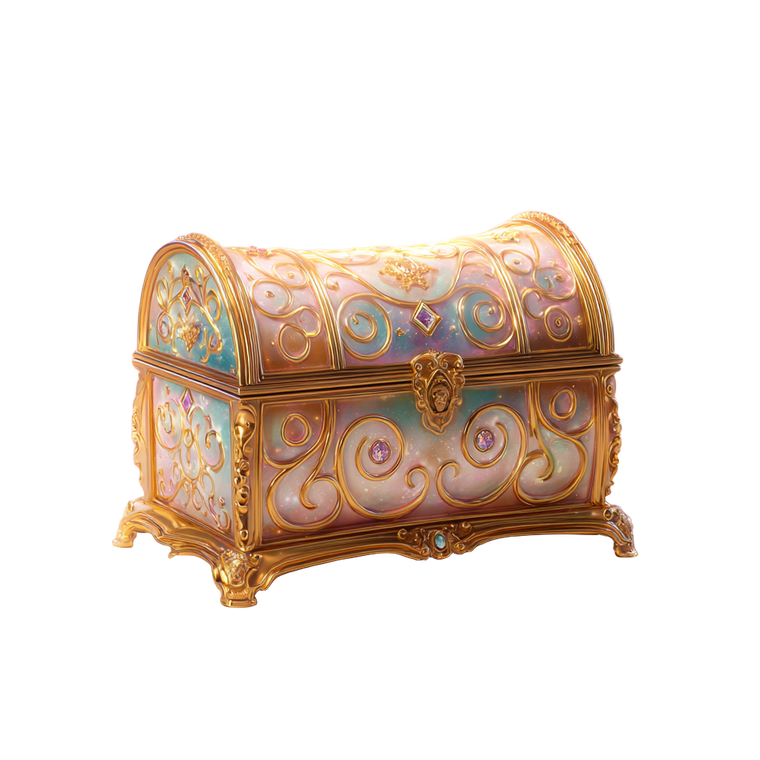 Magical Treasure Chest V7 Vinyl Car Decal Sticker – Waterproof & UV-Resistant 6.826666666666667"