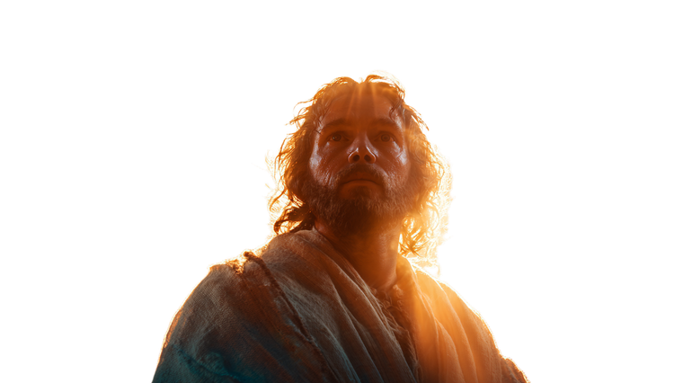 Divine Christ Portrait V4 Vinyl Car Decal Sticker – Waterproof & UV-Resistant 2.72"