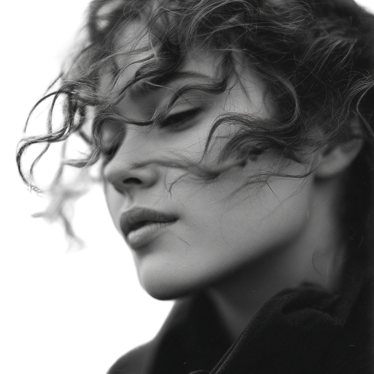 Melancholic Wind Portrait Vinyl Car Decal Sticker – Waterproof & UV-Resistant 6.826666666666667"