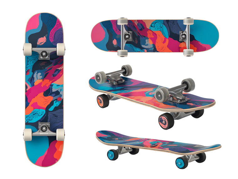 Stylish Skateboard Angles Vinyl Car Decal Sticker – Waterproof & UV-Resistant 6.1866666666666665"