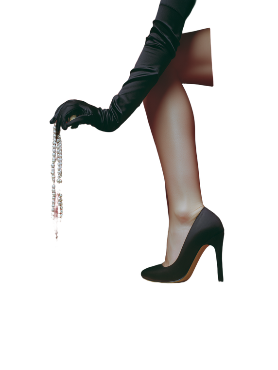 Elegant Noir Fashion Vinyl Car Decal Sticker – Waterproof & UV-Resistant 4.1066666666666665"