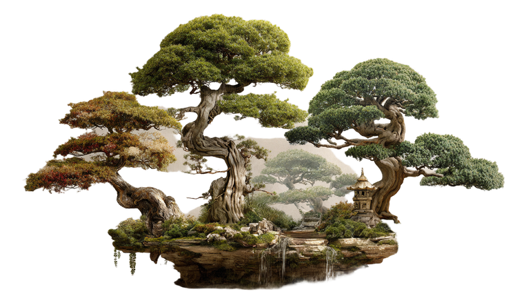Buddhist Branches Tree Vinyl Car Decal Sticker – Waterproof & UV-Resistant 2.72"