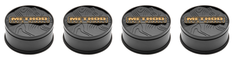 4x Bronze Topo Center Cap | Fits Method Race Wheels 301/304/305/306/307/309 | 5x114.3/5x4.50/6x120/6x4.72 | Single Unit