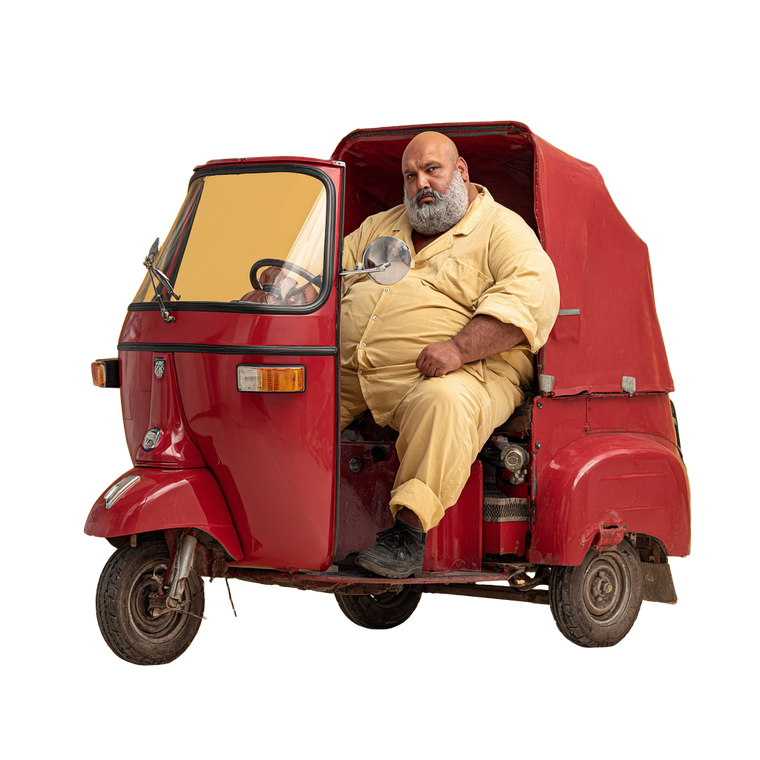 Man Driving Piaggio Vinyl Car Decal Sticker – Waterproof & UV-Resistant 3.4133333333333336"