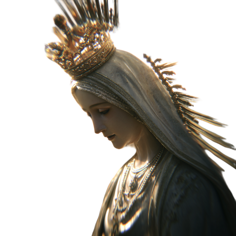 Sacred Mary Artwork Vinyl Car Decal Sticker – Waterproof & UV-Resistant 6.826666666666667"