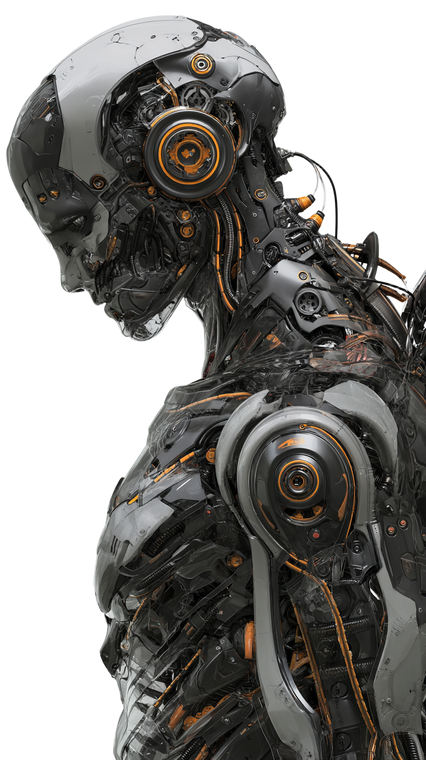 Alien Robot Exoskeleton V2 Vinyl Car Decal Sticker – Waterproof & UV-Resistant 9.706666666666667"
