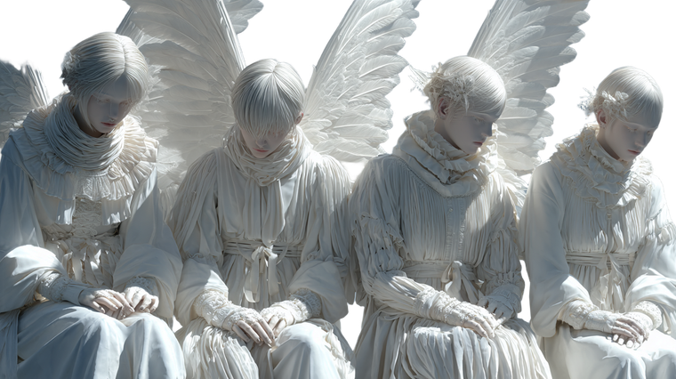 Serene Angels Inscribing Vinyl Car Decal Sticker – Waterproof & UV-Resistant 2.72"