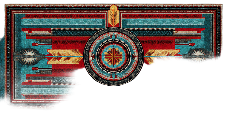 Tribal Rug Print Vinyl Car Decal Sticker – Waterproof & UV-Resistant 2.56"