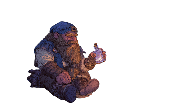 Dwarf In Cave Vinyl Car Decal Sticker – Waterproof & UV-Resistant 5.4