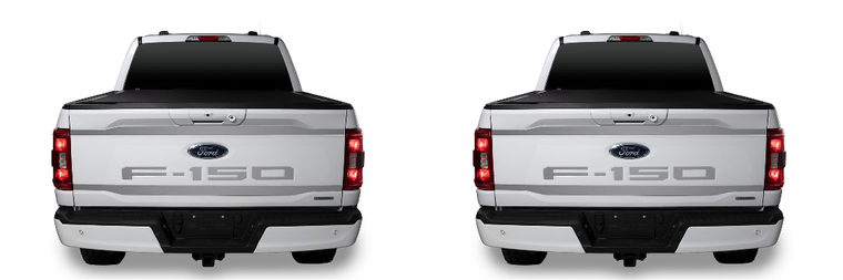 2x Enhance Your 2021-2023 Ford F-150 | Chrome Plated Tailgate Molding | Strong Stainless Steel