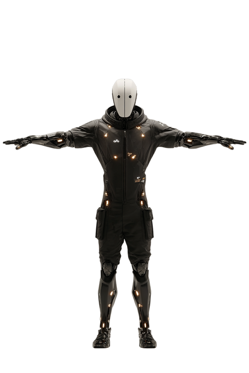 Futuristic Humanoid Sentinel Vinyl Car Decal Sticker – Waterproof & UV-Resistant 4.4