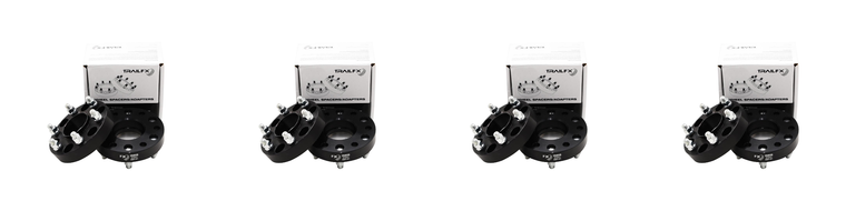 4x FX Hub Centric Wheel Spacers | 6x139.7mm/6x5.5" | Black Aluminum Set | 1-1/4" Thick